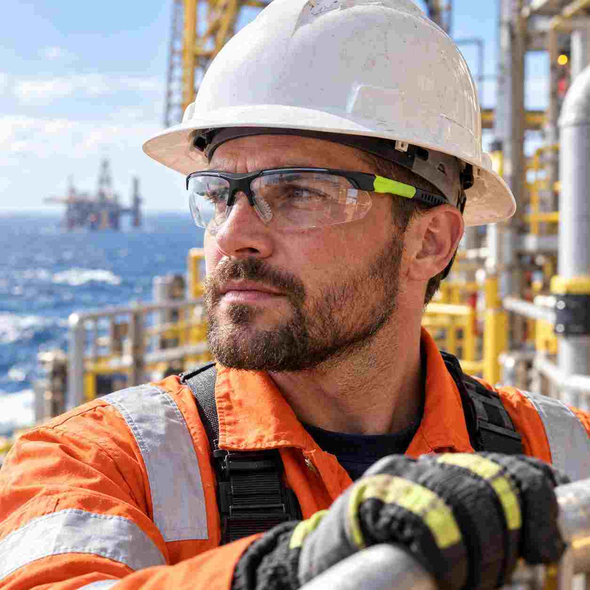 Pyramex Sitecore H2MAX anti-fog safety glasses application image 12