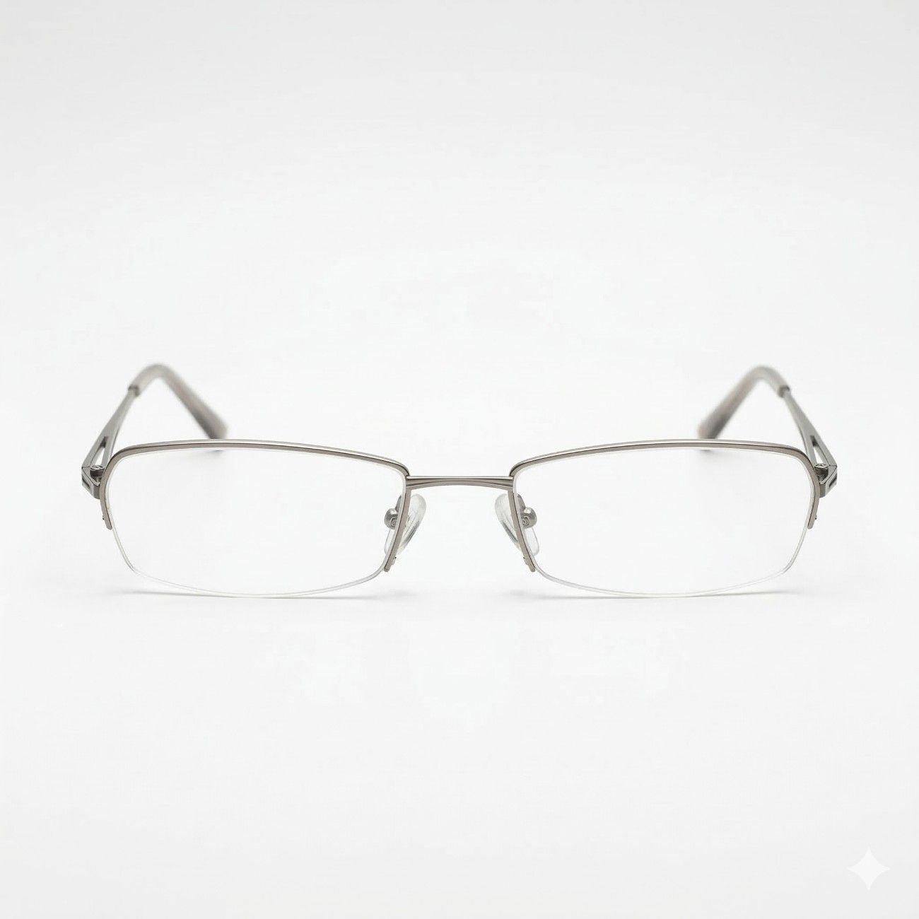 Grey Supra Half Frame Blue Light Blocker Computer Glasses R8053