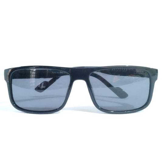 Stylish Black Rectangle Polarized Sunglasses for Men and Women
