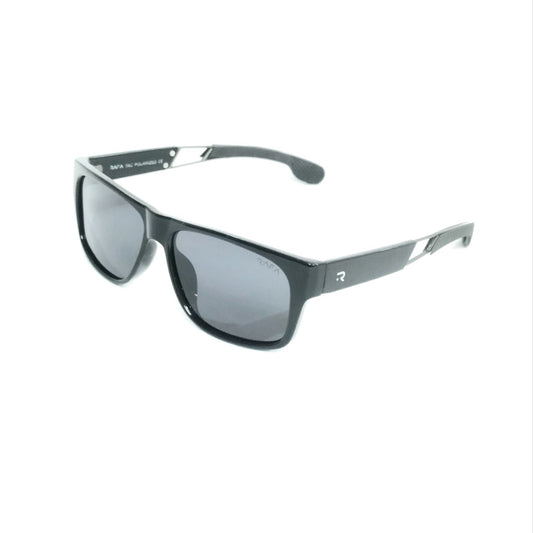 Black Classic Rectangle Polarized Sunglasses for Men and Women