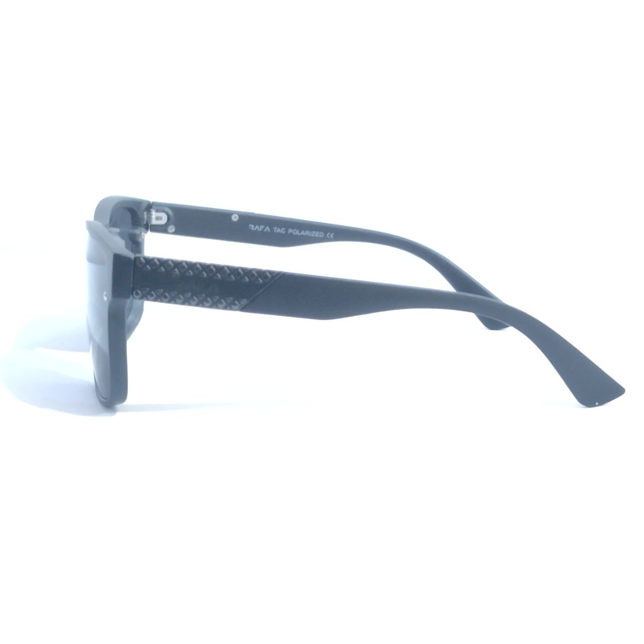 Black Classic Rectangle Polarized Sunglasses for Men and Women
