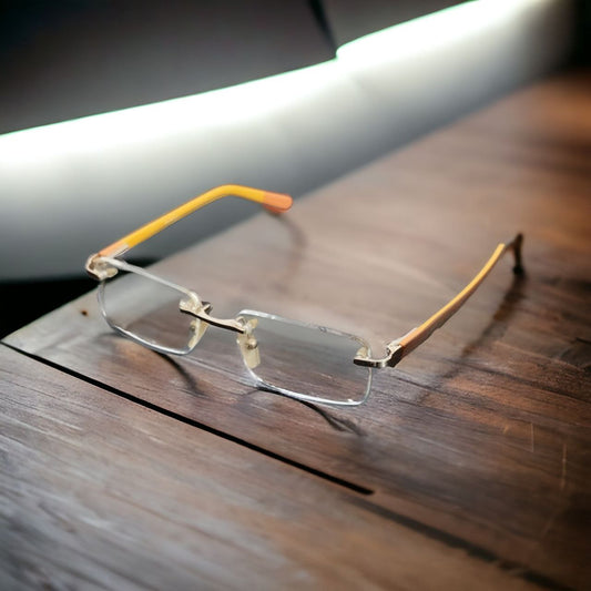 Elegant Frameless Eyewear for Men and Women - Perfect for Progressive Multifocal Lenses