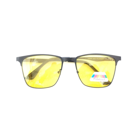 Dusk to Dawn Eyewear: Sleek Yellow Polarized Sunglasses for Night Drivers