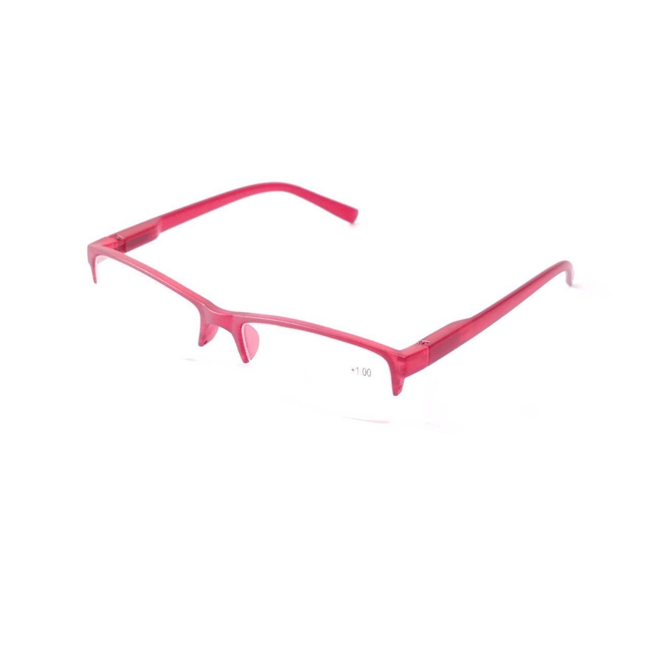Stylish Supra Reading Glasses in Red Color for Men and Women with +1.00 Power