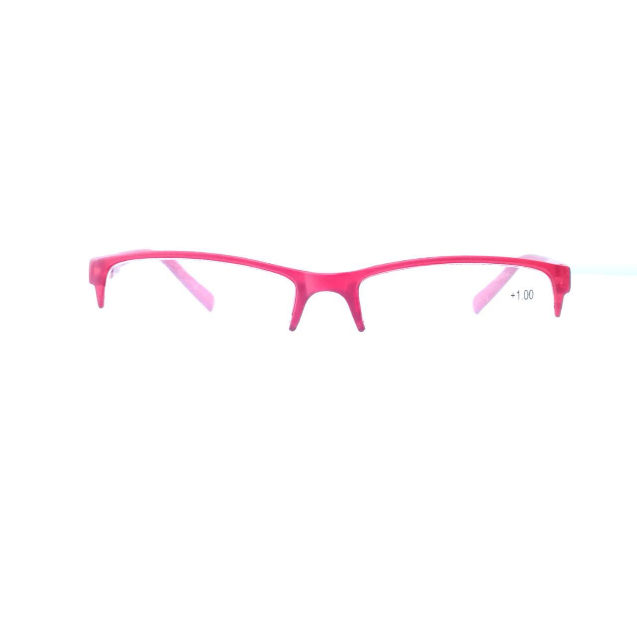 Stylish Supra Reading Glasses in Red Color for Men and Women with +1.00 Power