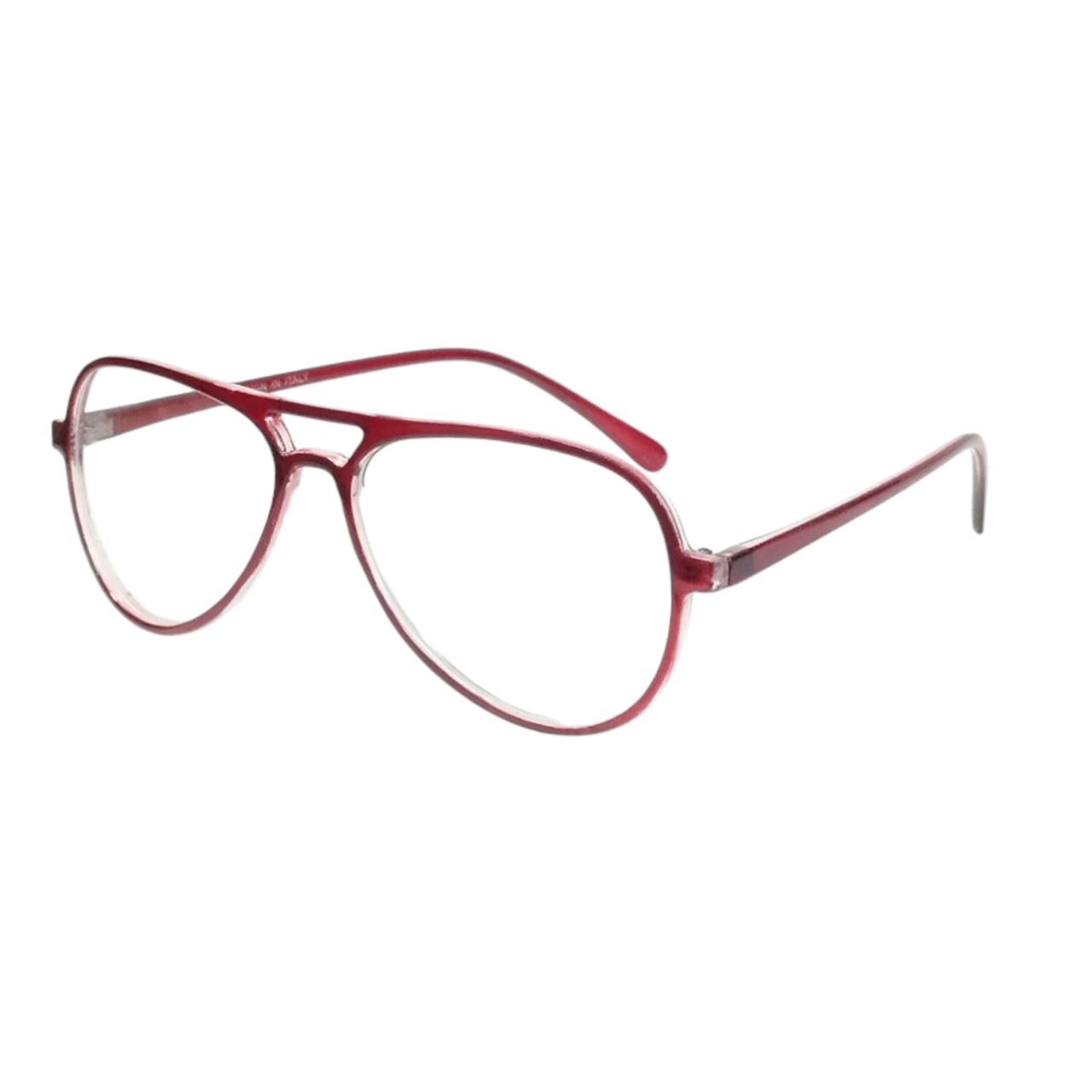 Red Pilot Style Full-Rim Eyeglasses – Stylish, Lightweight & Prescription Ready