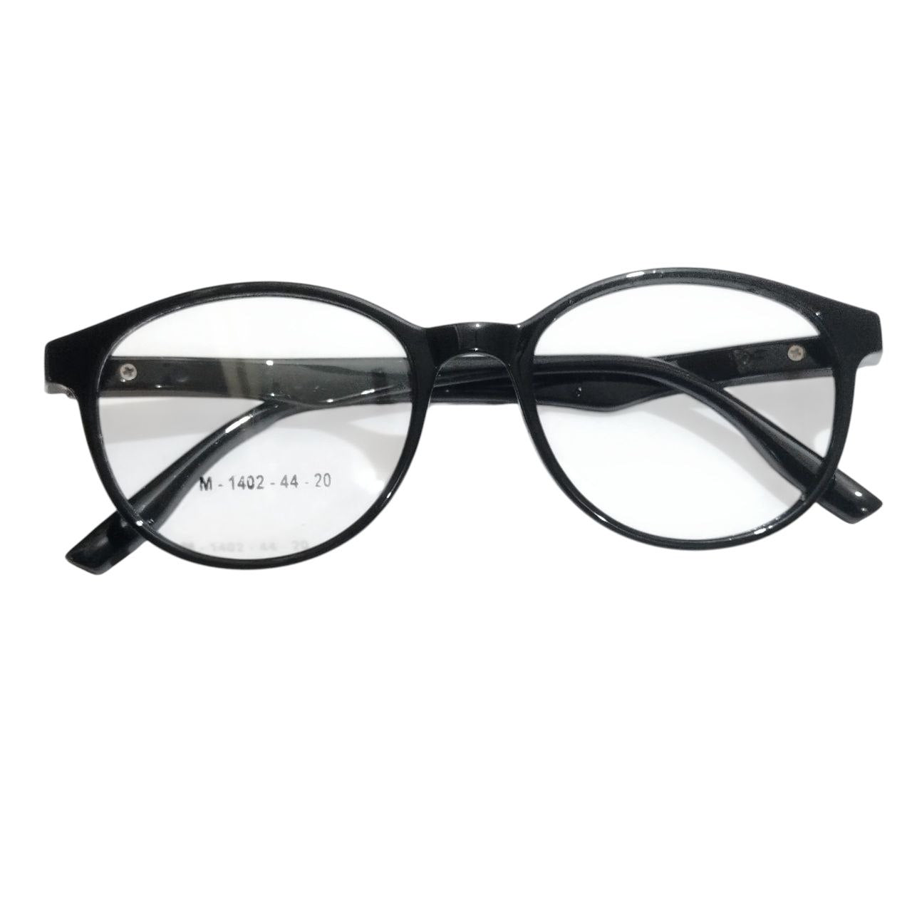 Kids Ptosis Eyewear – Black Round Frame with Nylon Crutch Support | Model 1402
