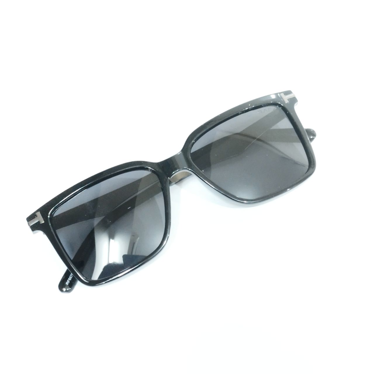 Black Rectangle Polarized Sunglasses for Men and Women
