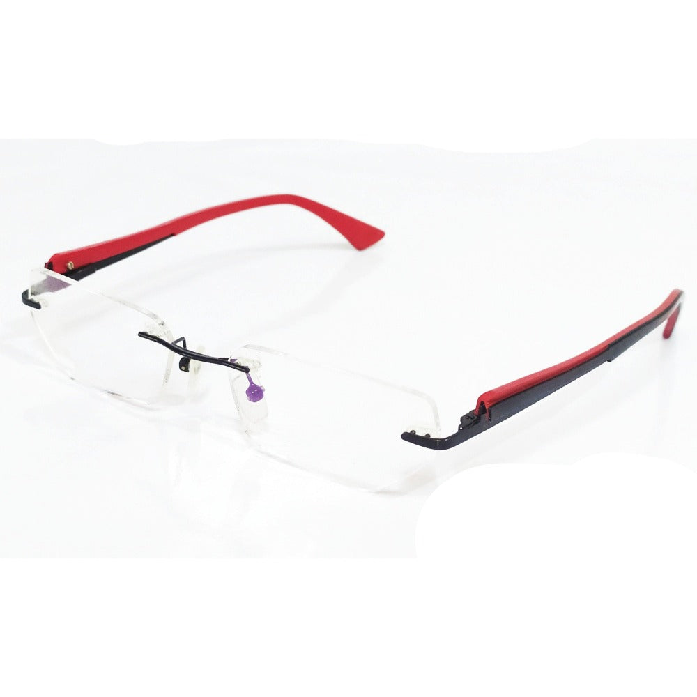 Computer Glasses Rimlessr Frame Rimless Computer Glasses with Anti Glare Coating 35081 – Glasses India ...