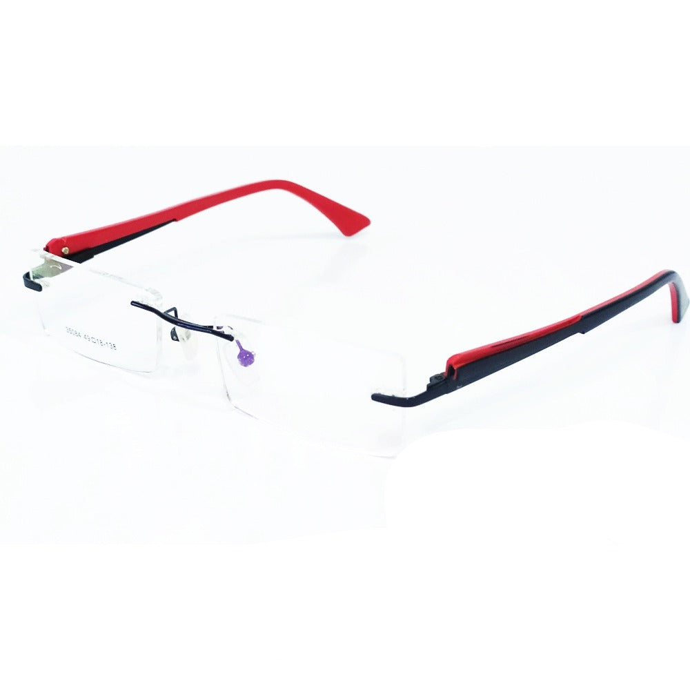 Lightweight Rimless Glasses with Blue Light Filter - Stylish and Functional 35084