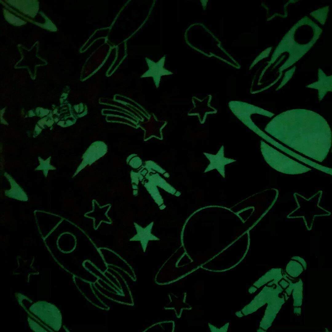 Rocket Space Glow in The Dark Blanket for Kids - Best Gift For Kids