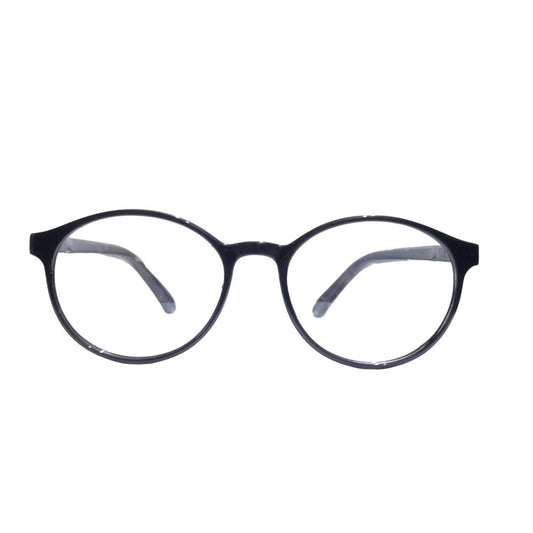 Black Round Ptosis Crutch Glasses with Nylon Support – Comfortable Eye-Lift Eyewear for Adults