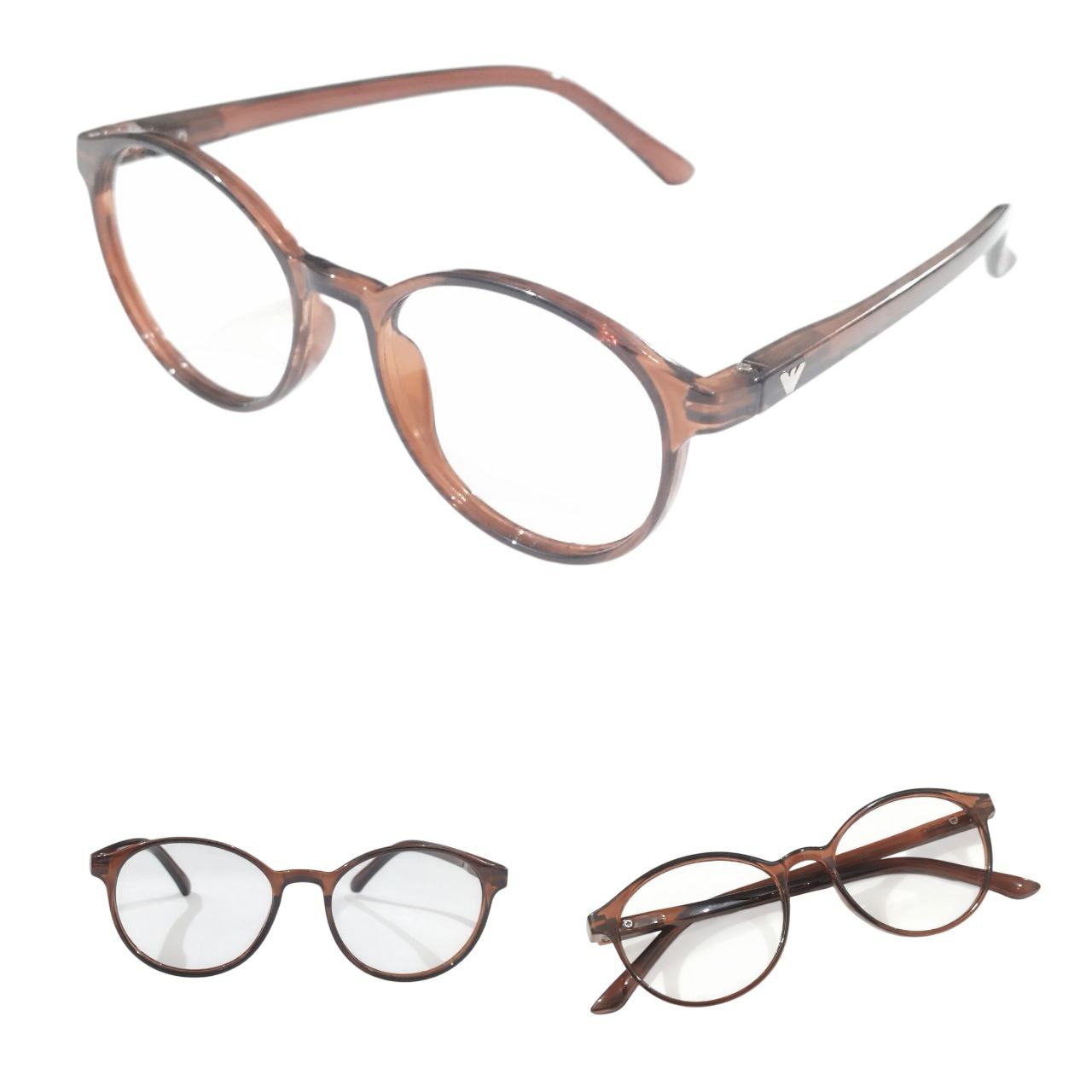 Round Ptosis Crutch Glasses for Teens | Model M1406 | Size 47-20