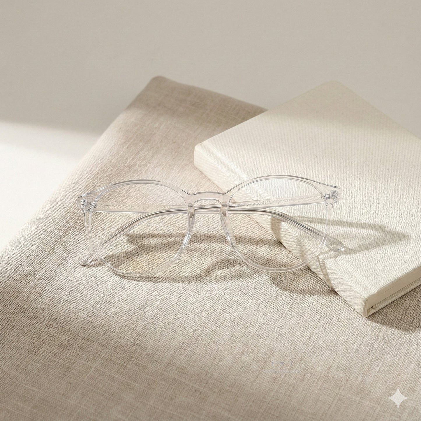 ARTView Clear Round Transparent Glasses for Men and Women M8555 C6