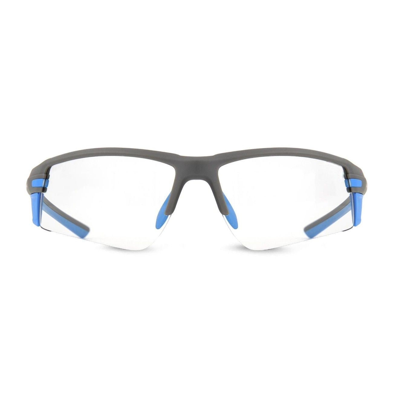 The Performance Focus: Adaptive-Lens Cycling & Running Sunglasses | UV400 Photochromic Sport Eyewear - Grey/Blue