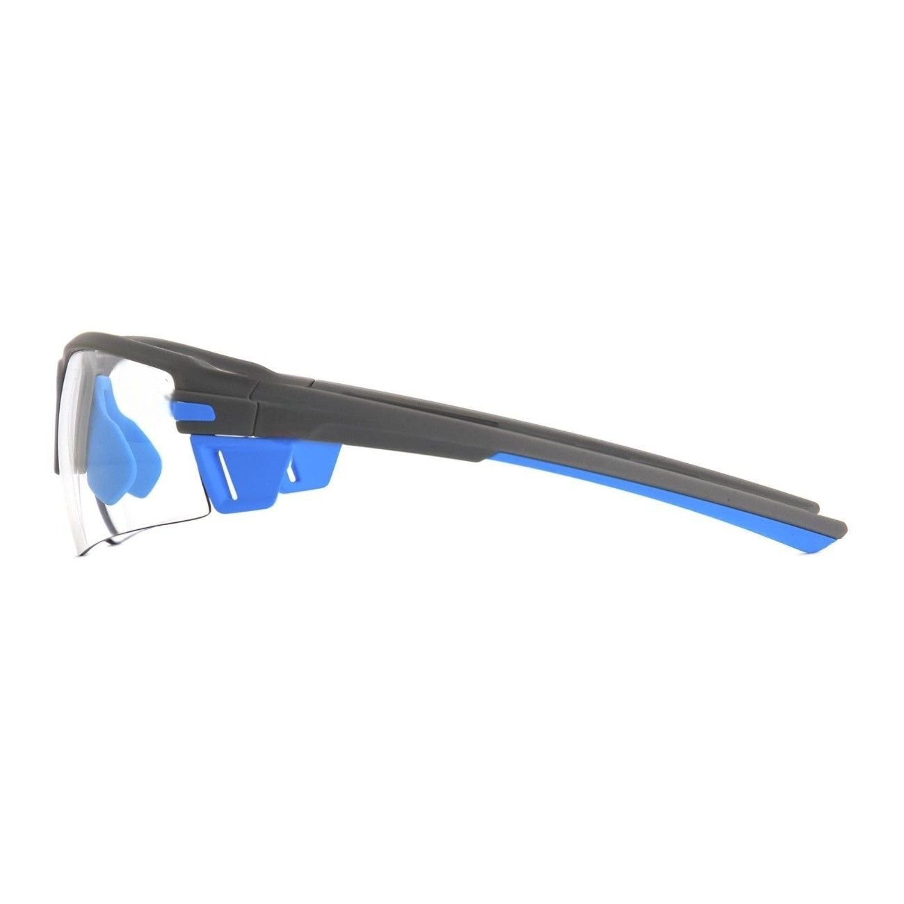 The Performance Focus: Adaptive-Lens Cycling & Running Sunglasses | UV400 Photochromic Sport Eyewear - Grey/Blue