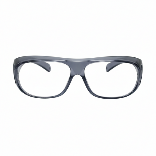 Smoke Grey Dust Protection Glasses | Over-Spec Safety Eye Shield