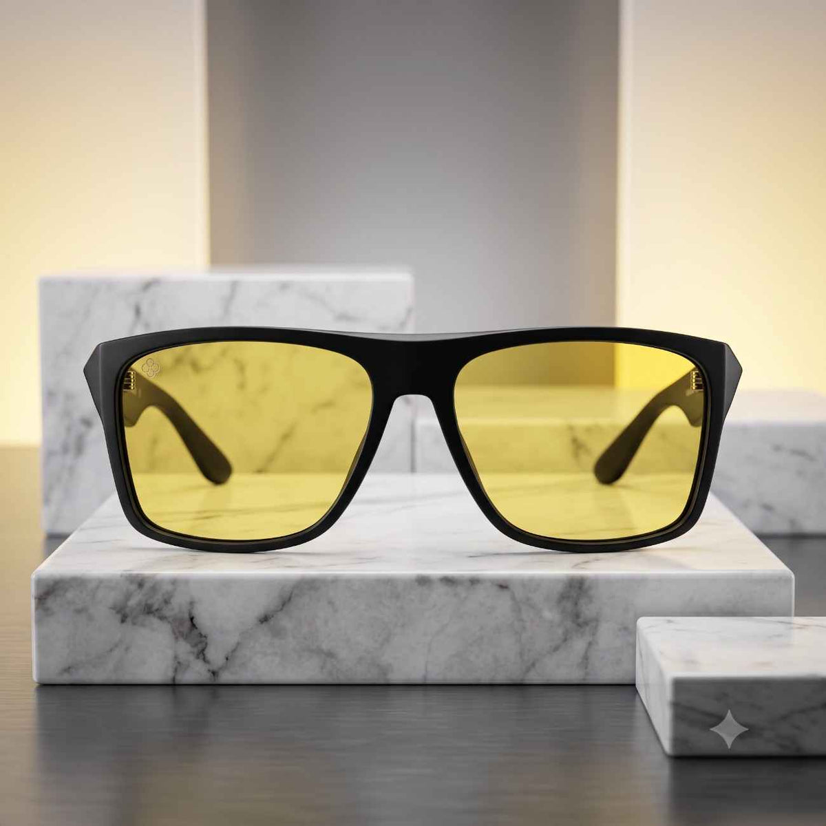 RV005 polarized yellow lens driving sunglasses front view