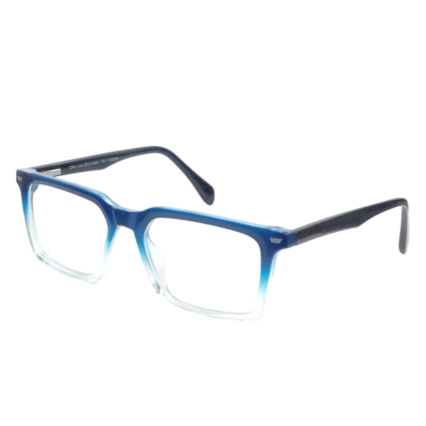 Blue Ombre Glasses Frame | Lightweight Italian Design | Unisex 51-19-138