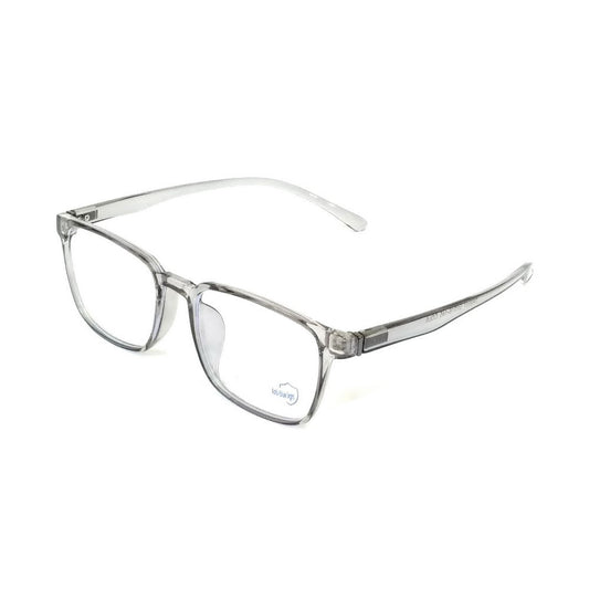 Transparent Grey Rectangle Progressive Multifocal Reading Glasses