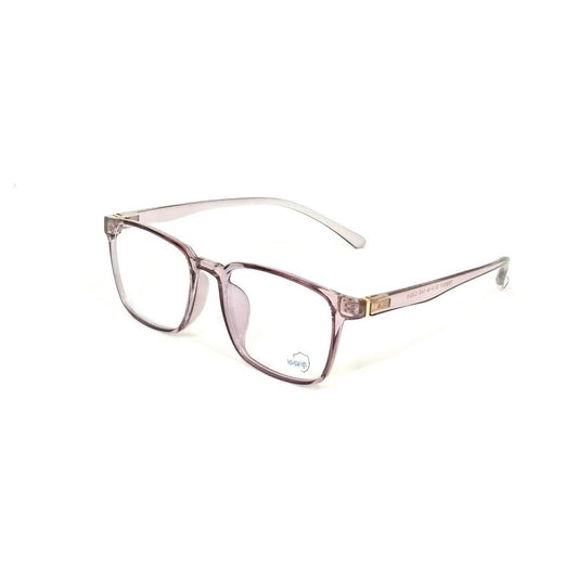 Transparent Purple Rectangle Progressive Multifocal Reading Glasses