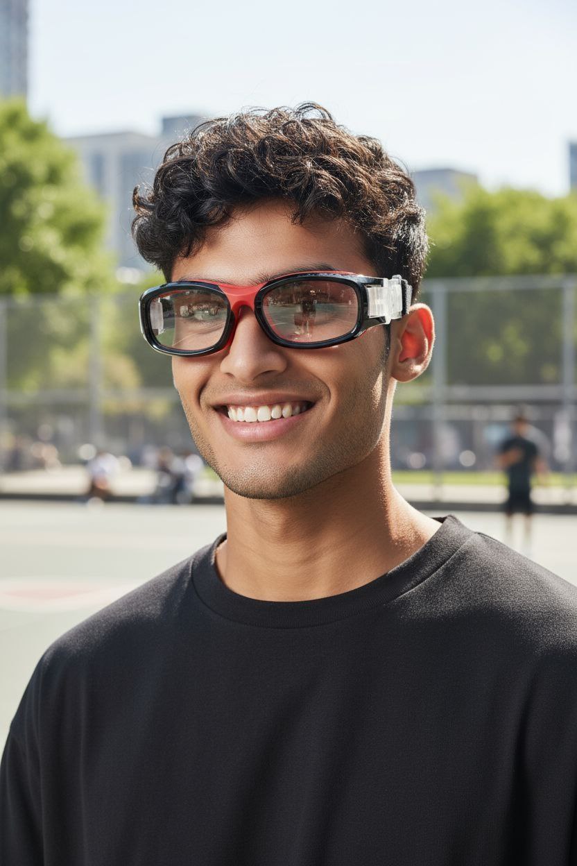 Outdoor Sports Glasses with power For Teens