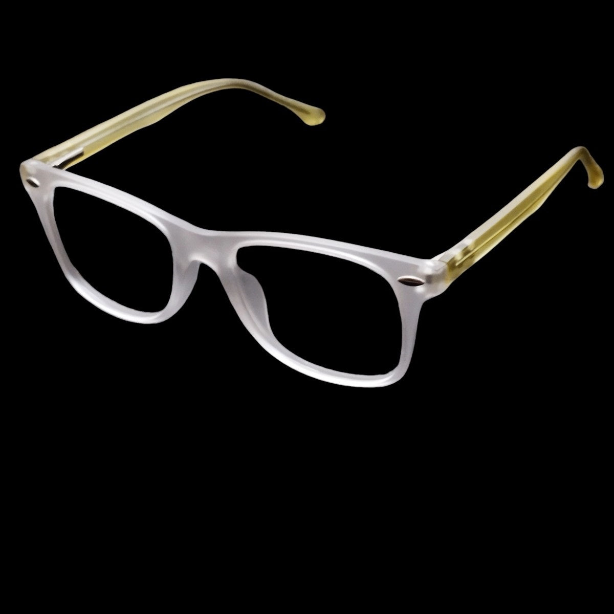 Classic White Transparent Glasses for Men and Women