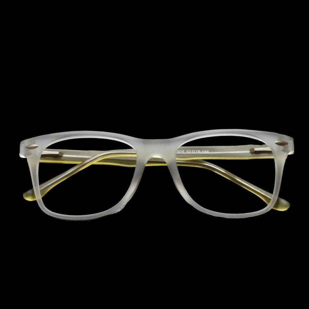 Classic White Transparent Glasses for Men and Women – Glasses India Online