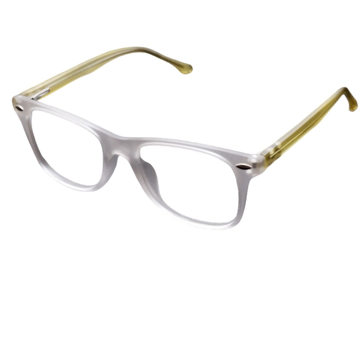 Classic White Transparent Glasses for Men and Women