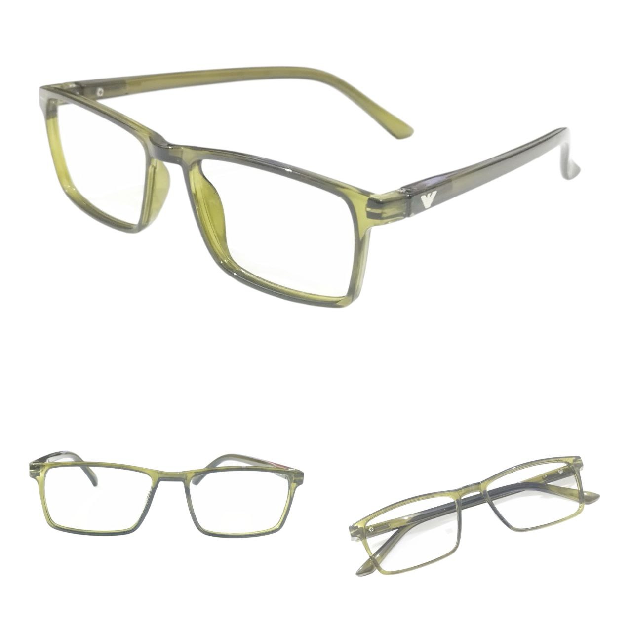 Ptosis Crutch Glasses – Rectangle Frame 48-20 | Model 1409