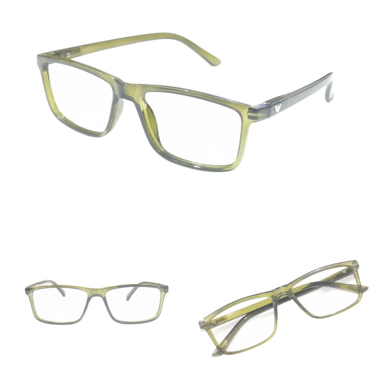 Large Rectangle Full Frame Ptosis Crutch Glasses 49-20 Model 1411