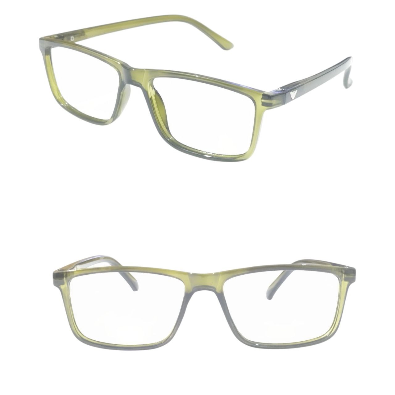 Large Rectangle Full Frame Ptosis Crutch Glasses 49-20 Model 1411