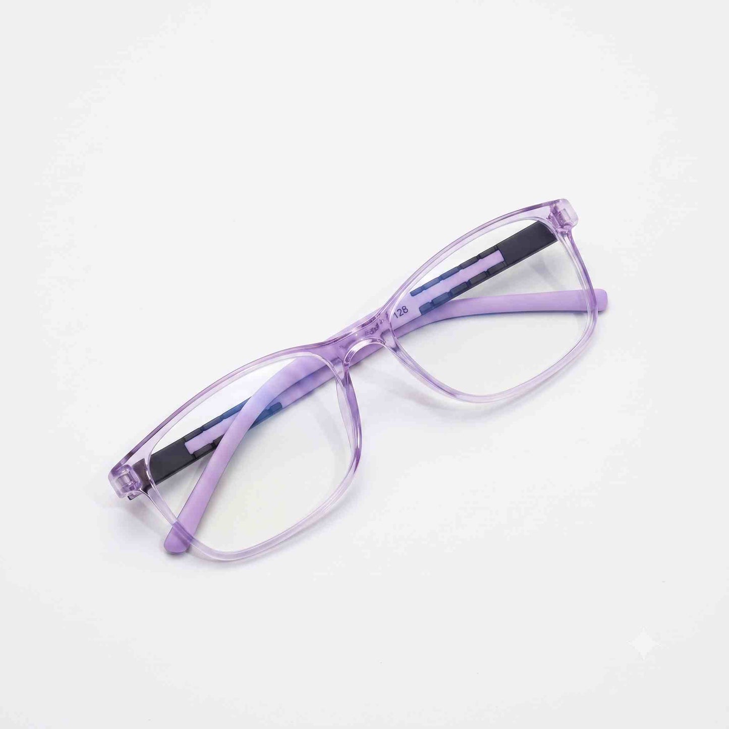 Square Kids Computer Frames Blue Light Glasses For Children Age 6 to 10 Years TR67