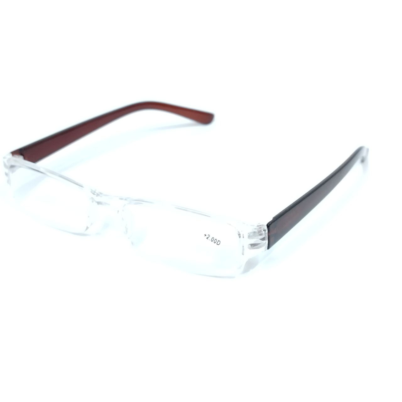 Compact Supra Reading Glasses in Brown Color - Perfect for On-the-Go