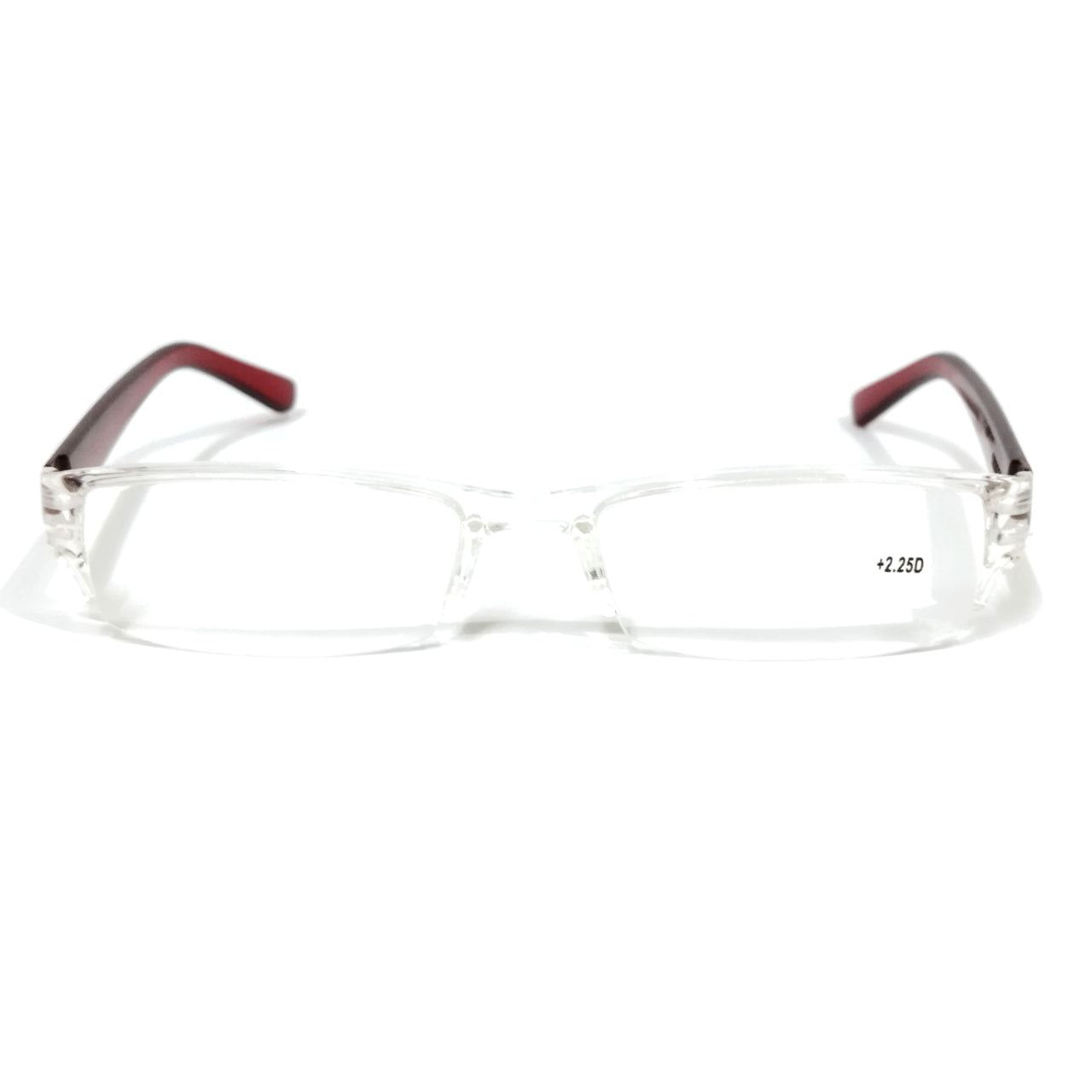 Compact Supra Reading Glasses in Pop Red Color Reading Power +2.25 - Perfect for On-the-Go