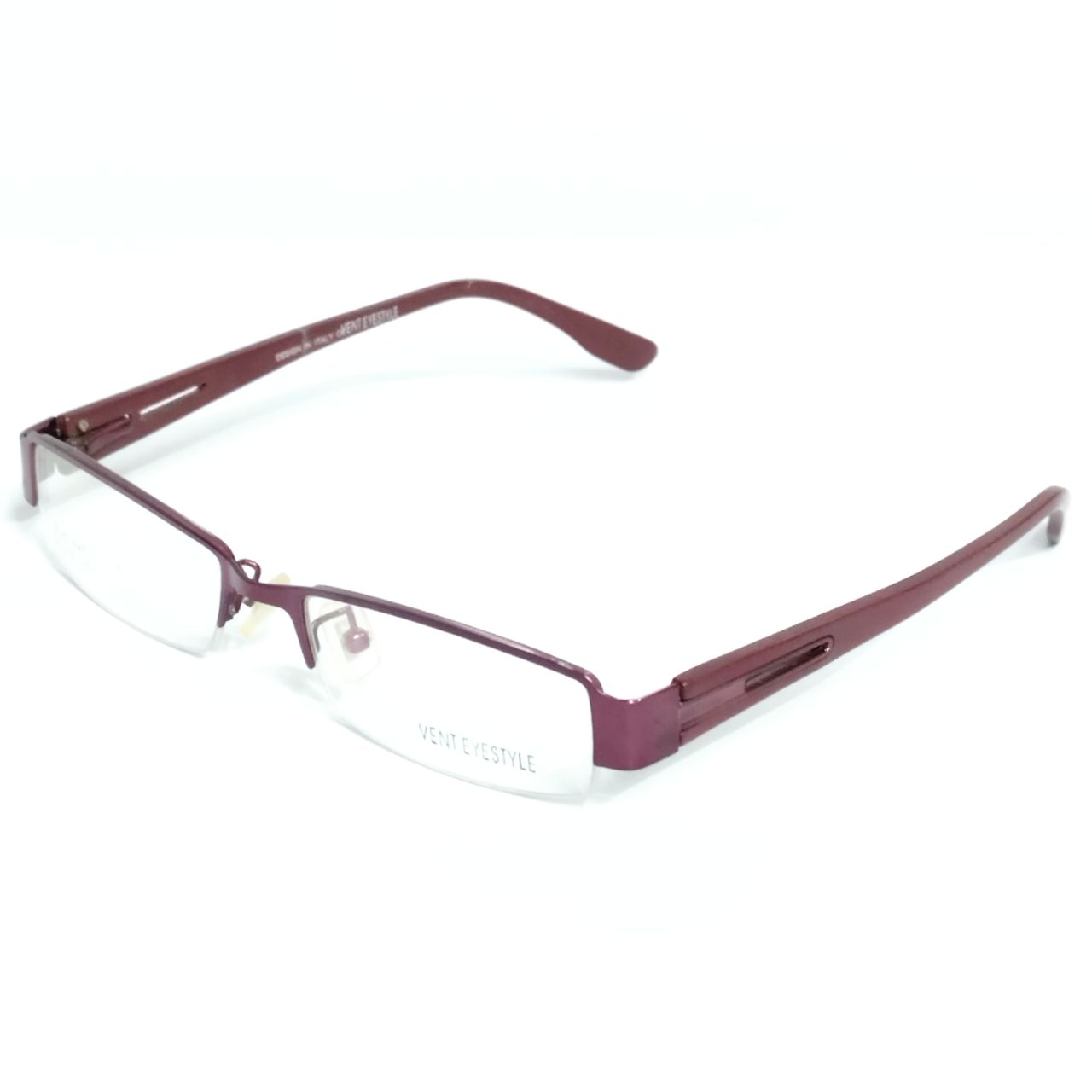 Wine Red Rectangle Supra Spectacle Frame Glasses LA1897