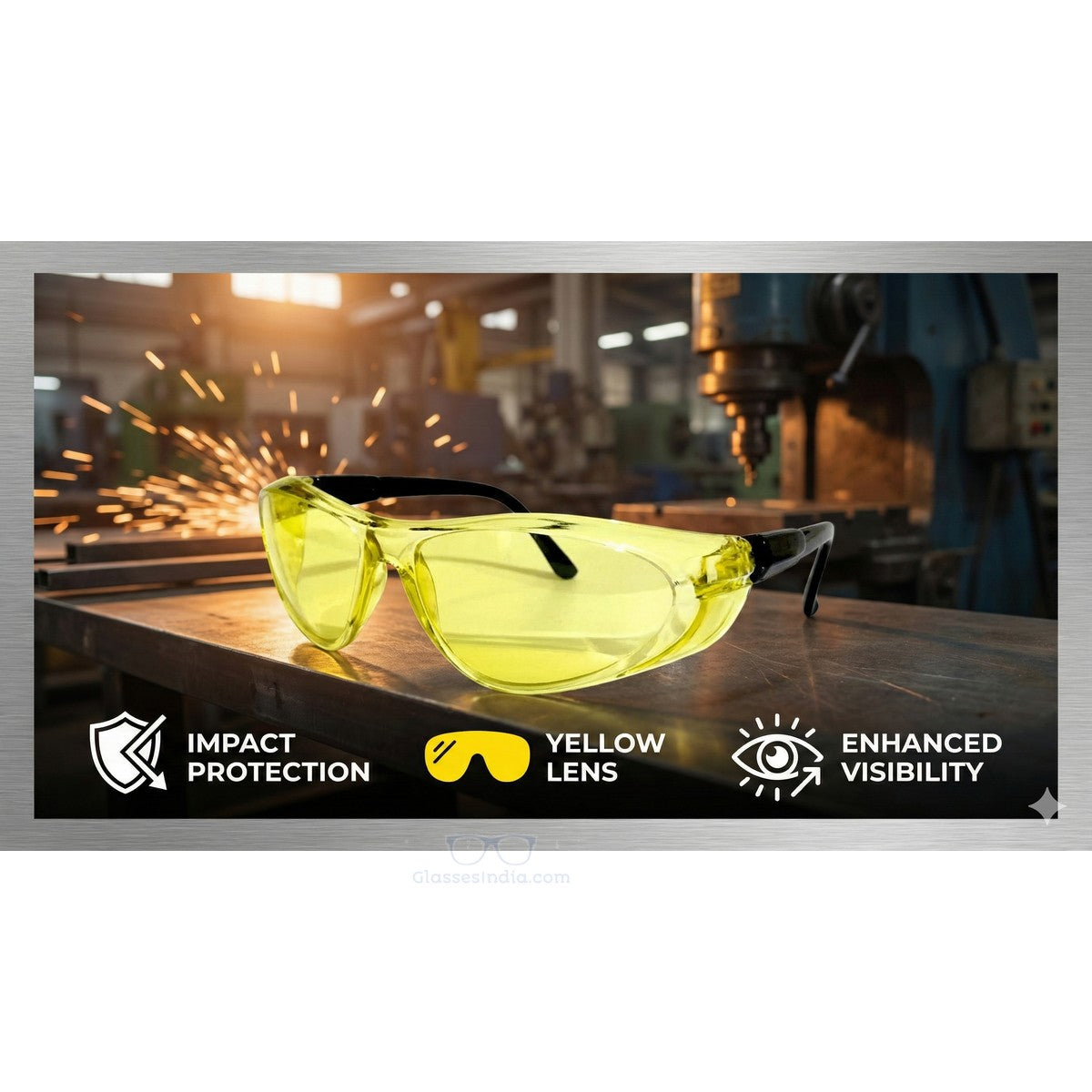 Wraparound Night Riding Sunglasses for Cyclists