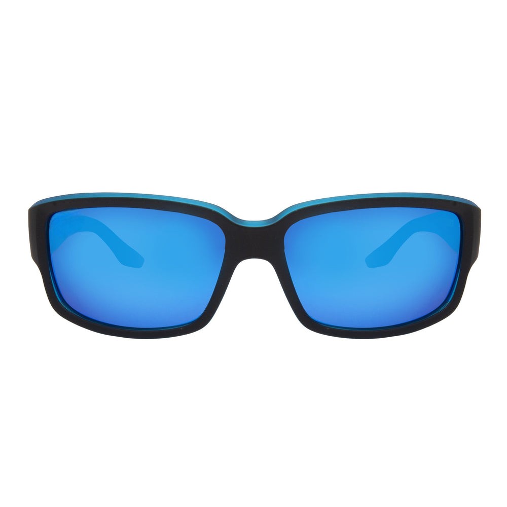 Wraparound Polarized Sports Cycling Driving Sunglasses Blue Mirror