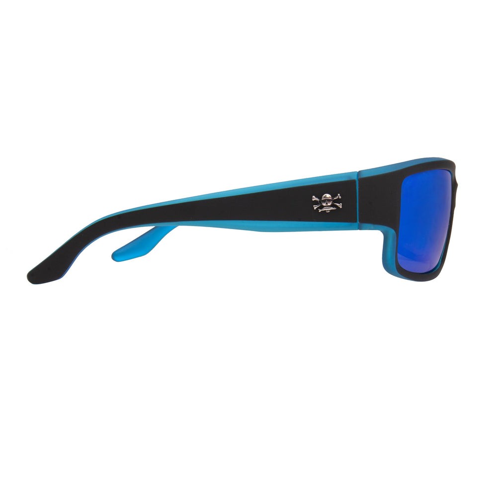 Wraparound Polarized Sports Cycling Driving Sunglasses Blue Mirror