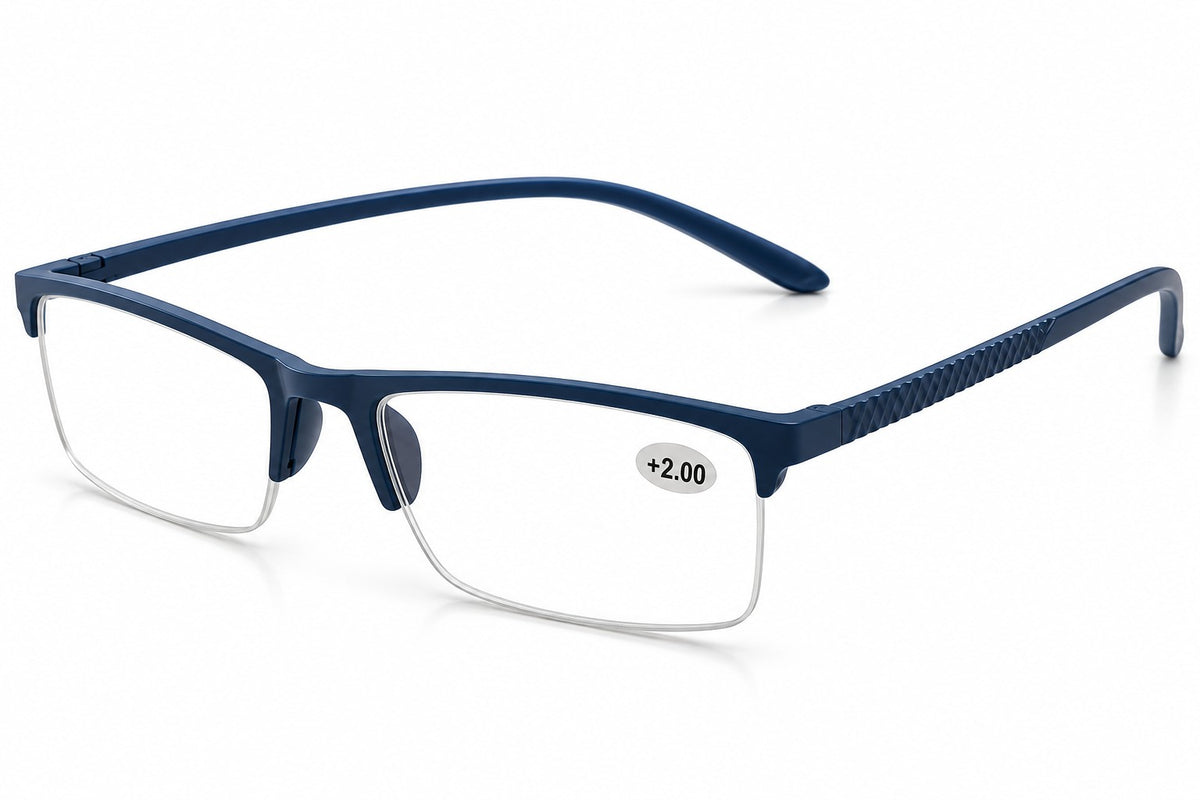 Blue light reading glasses black frame – product image
