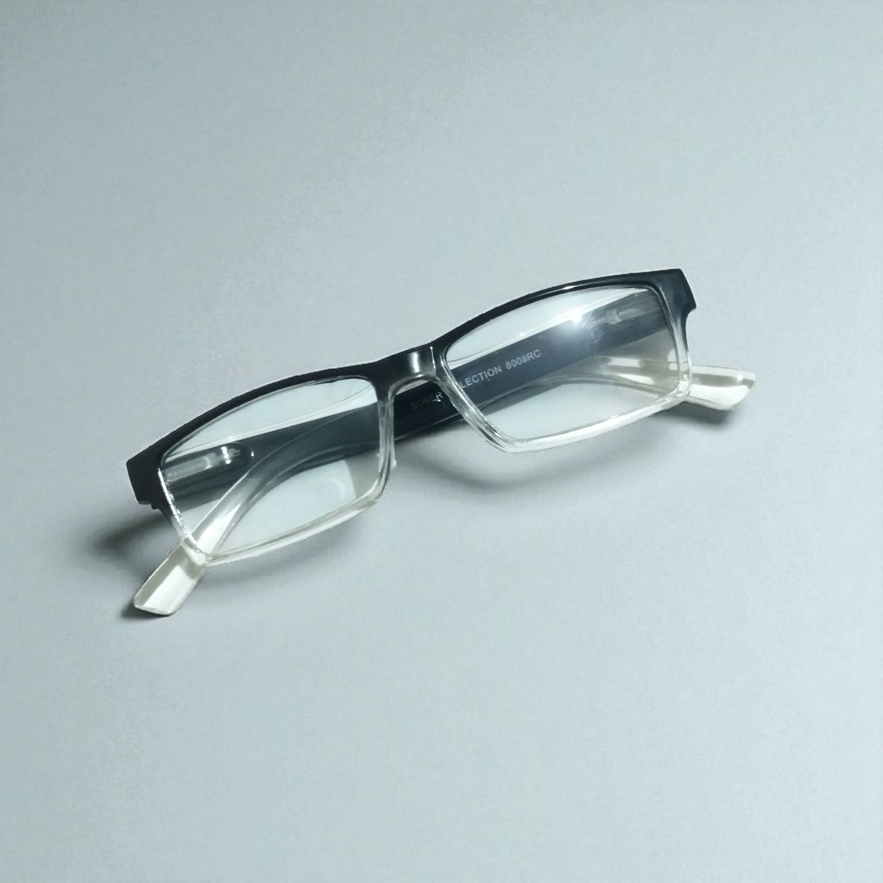 Ptosis Crutch Glasses – Grey Rectangle Frame