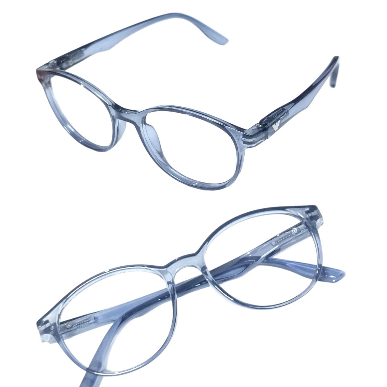 Kids Ptosis Eyewear – Black Round Frame with Nylon Crutch Support | Model 1402