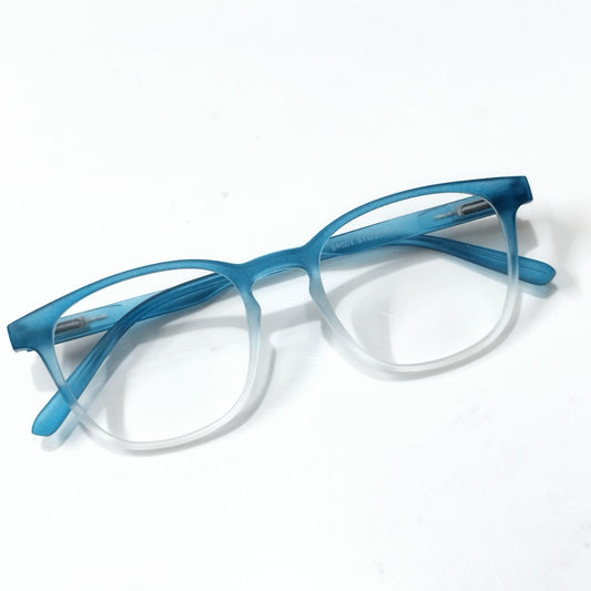 Blue two tone Square Blue Light Glasses