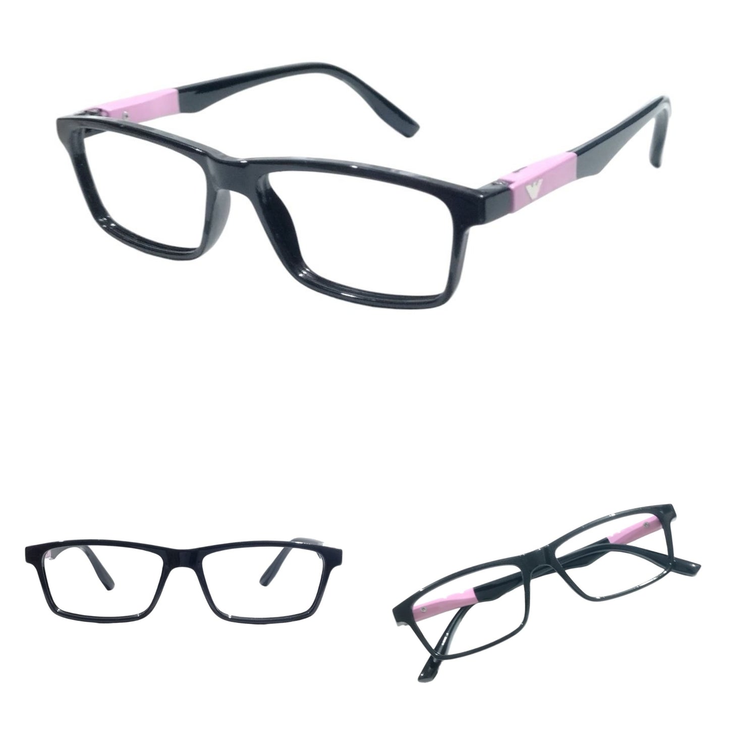 Small Rectangle Ptosis Crutch Spectacle Frames Rectangle Glasses for Kids Size 44-20 1404