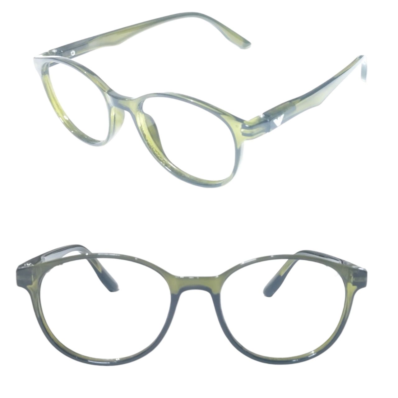 Kids Ptosis Eyewear – Black Round Frame with Nylon Crutch Support | Model 1402