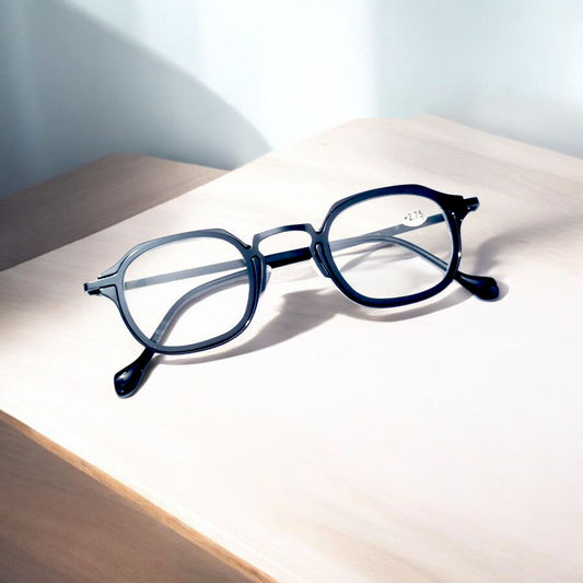 Round Metal Reading Glasses Power +2.75