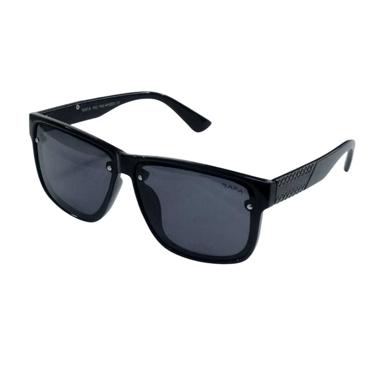 Black Classic Square Polarized Sunglasses for Men and Women