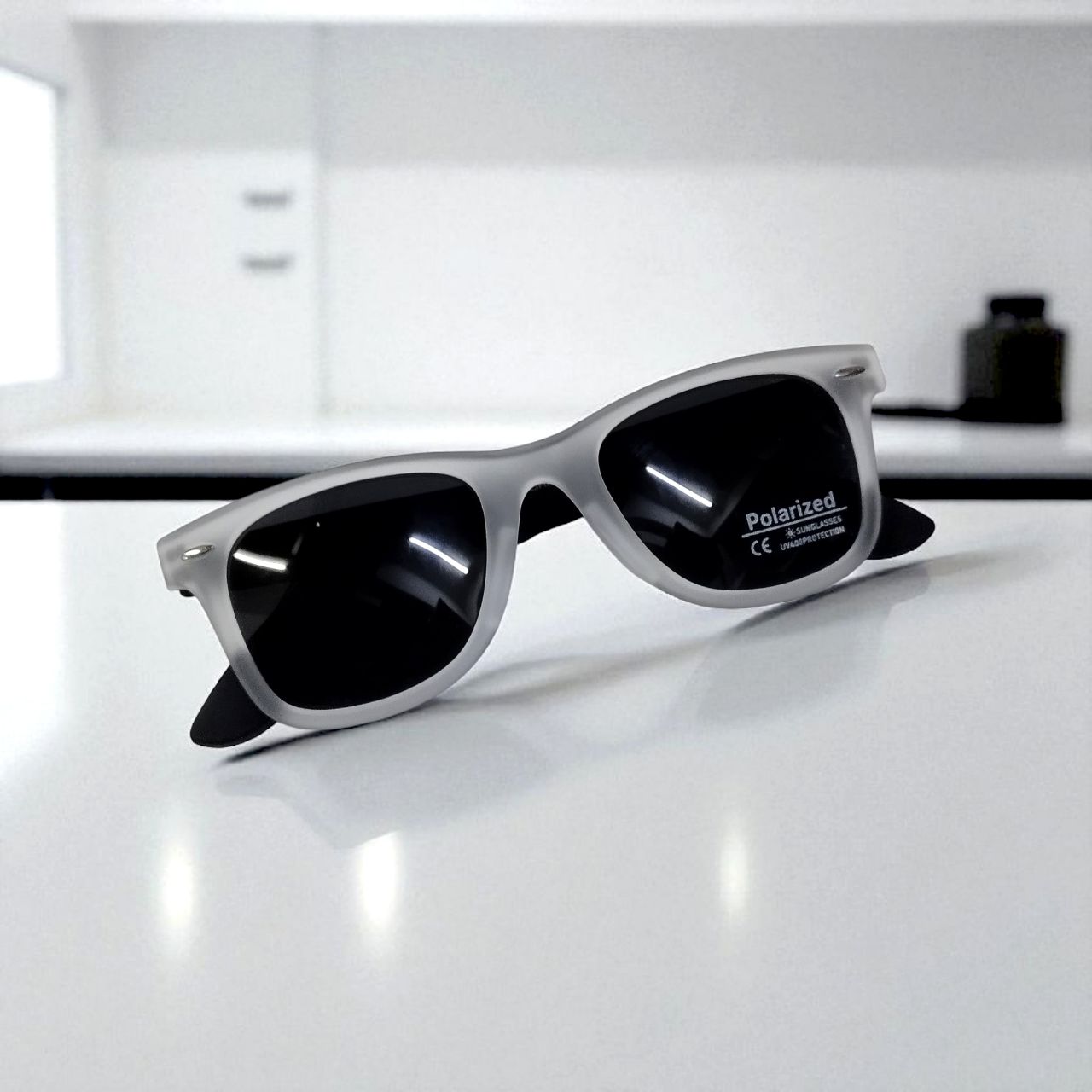 Phoenix Matt White Polarized Sunglasses