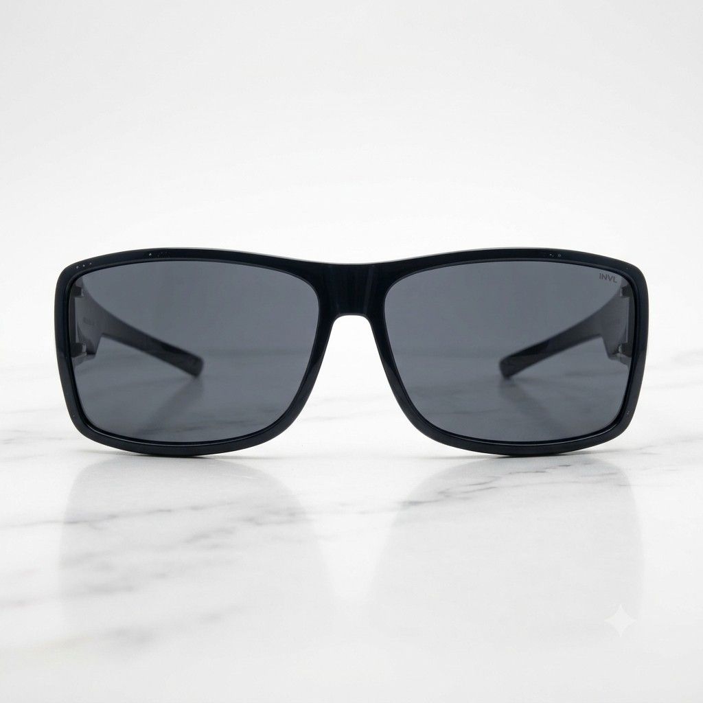 Black Polarized Fitover Sunglasses over the specs Spectacles