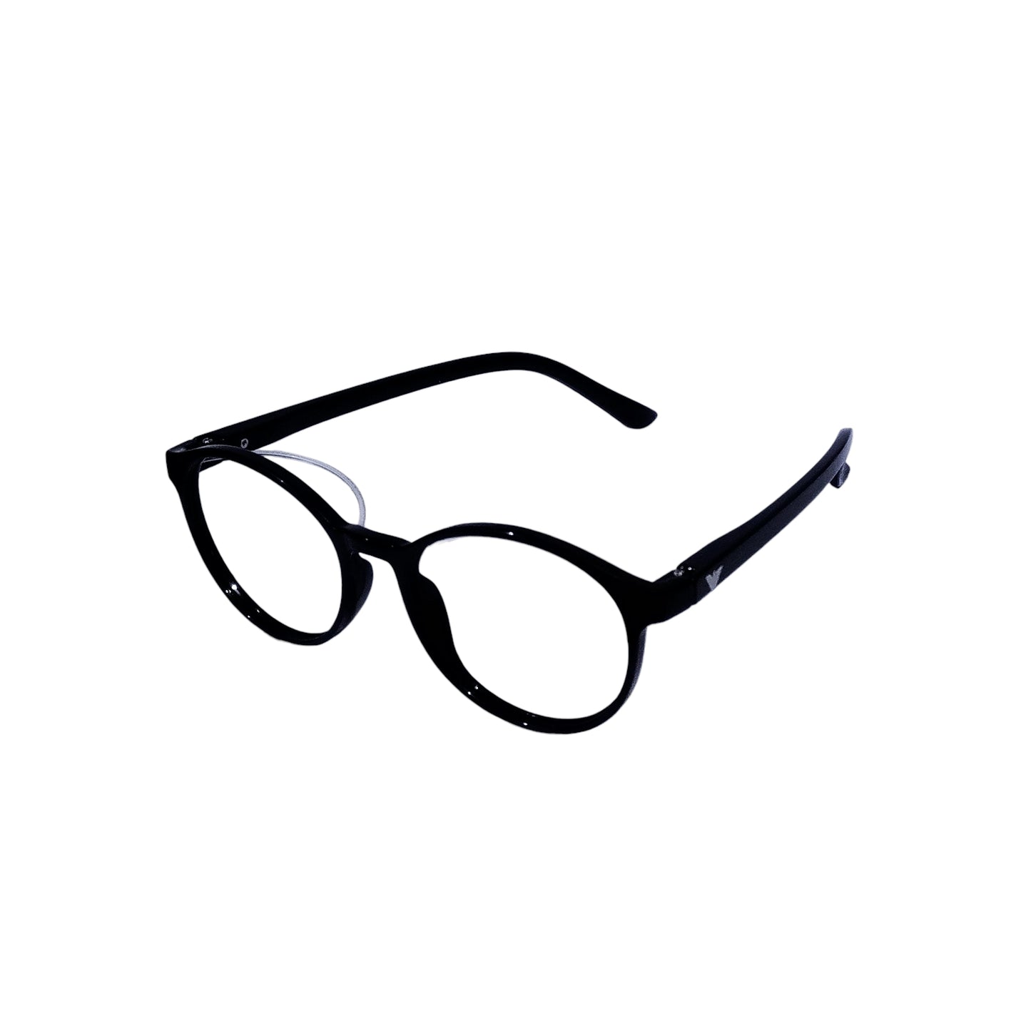 Black Round Ptosis Crutch Glasses for Teens | Model M1406 | Size 47-20